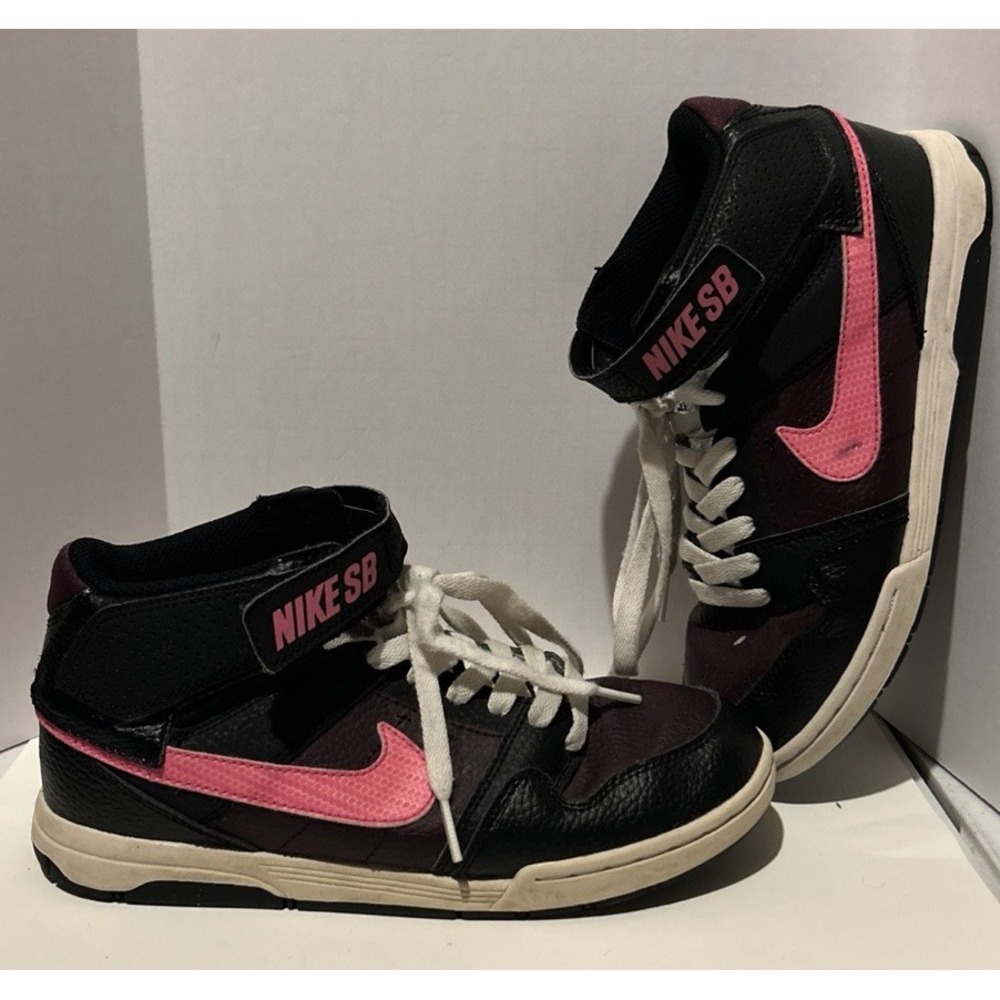 Nike SB Morgan Mid 2 JR B Shoes Pink Blast/Dark Gray 645025 060 Youth Size 5.5‎